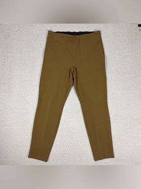 Talbots Portland Pants Womens Tan Stretch Ankle Career Work